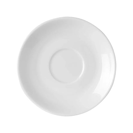 Pure Bianco elegant espresso cup saucer, 100mm