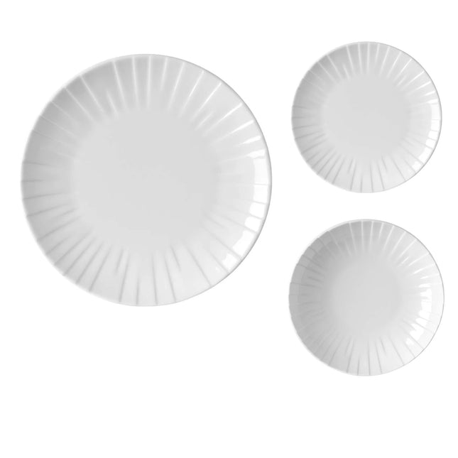 Fine Dine Selene Ten-Table Tabletop Set – 3-Piece Cover for 20 or 40 Covers – set contents