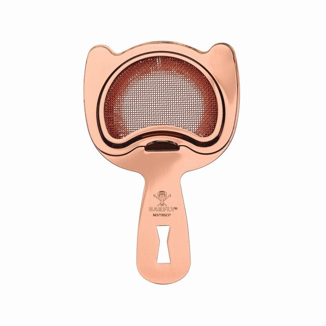 Fine mesh bar strainer 2 in 1 copper - hospitality