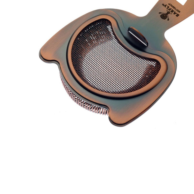 Fine mesh spring strainer 2in1, antique copper, Barfly - hospitality