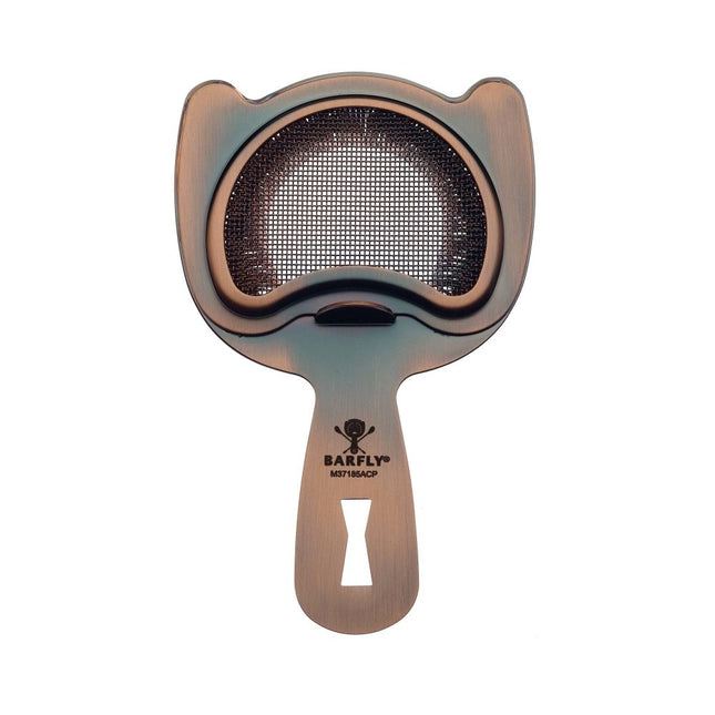 Fine mesh spring strainer 2in1, antique copper, Barfly - hospitality