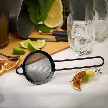 Fine mesh strainer black, 89×264 mm - hospitality