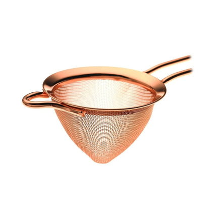 Fine Mesh Strainer, bowl, Copper plated, 89x264mm - hospitality