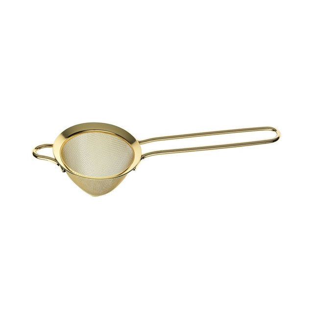 Fine Mesh Strainer, bowl, Gold plated, 89x264mm - hospitality