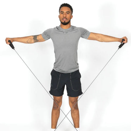 Fitness heavy resistance tube in pouch - hospitality