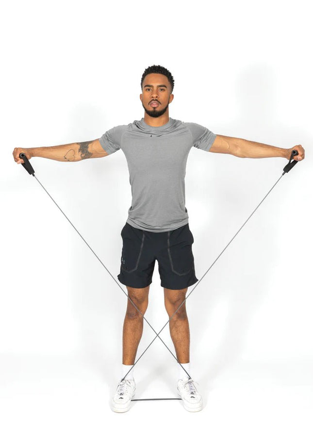 Fitness heavy resistance tube in pouch - hospitality