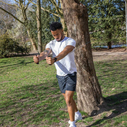 Fitness heavy resistance tube in pouch - hospitality