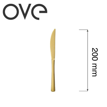 Fjord Gold Dessert Knife, OVE, 200 mm - hospitality