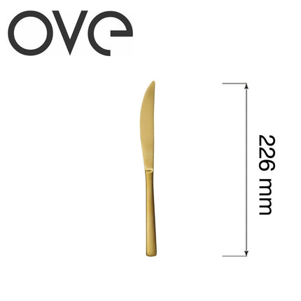 Fjord Gold Table Knife, OVE, 226 mm - hospitality