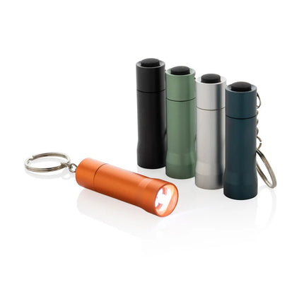 Flash RCS recycled aluminium keychain torch - hospitality