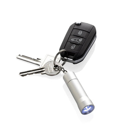 Flash RCS recycled aluminium keychain torch - hospitality