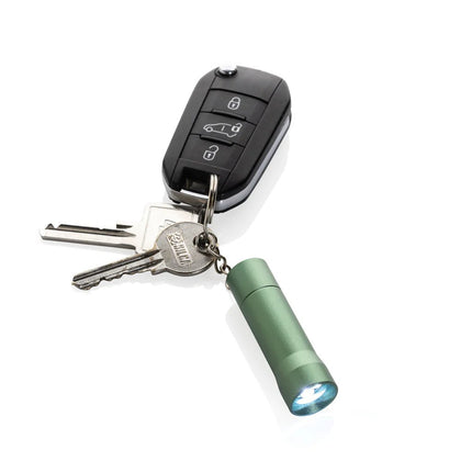 Flash RCS recycled aluminium keychain torch - hospitality