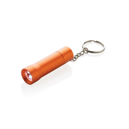 Flash RCS recycled aluminium keychain torch - hospitality