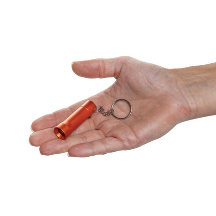 Flash RCS recycled aluminium keychain torch - hospitality