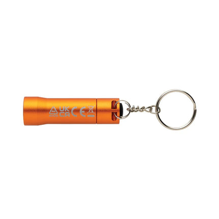 Flash RCS recycled aluminium keychain torch - hospitality