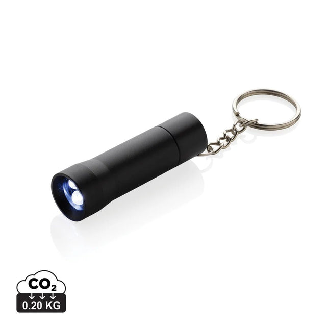 Flash RCS recycled aluminium keychain torch - hospitality