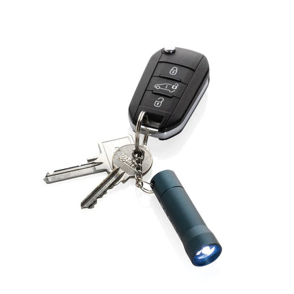 Flash RCS recycled aluminium keychain torch - hospitality