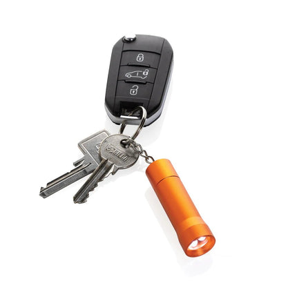 Flash RCS recycled aluminium keychain torch - hospitality