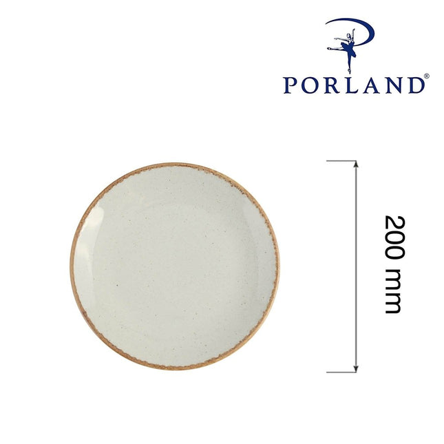 Flat Plate Ashen, 200mm - hospitality