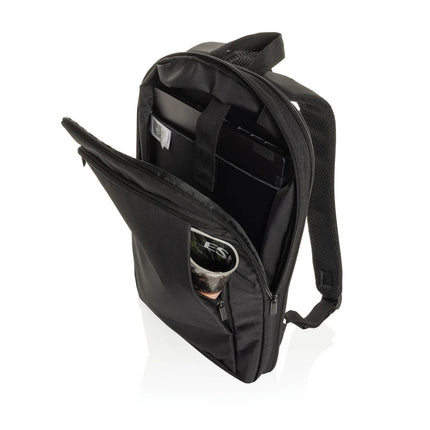 Flex pack Aware™ RPET Expandable Slim 15.6" Laptop Backpack - hospitality