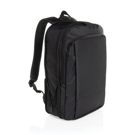 Flex pack Aware™ RPET Expandable Slim 15.6" Laptop Backpack - hospitality