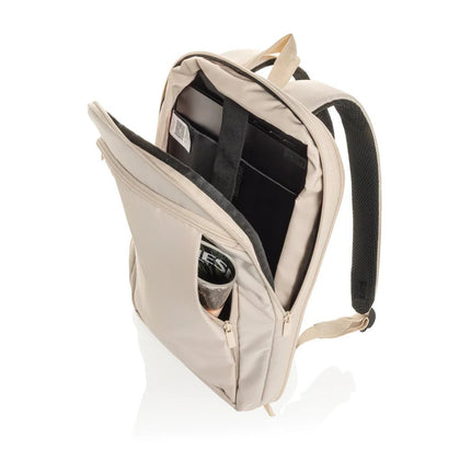Flex pack Aware™ RPET Expandable Slim 15.6" Laptop Backpack - hospitality