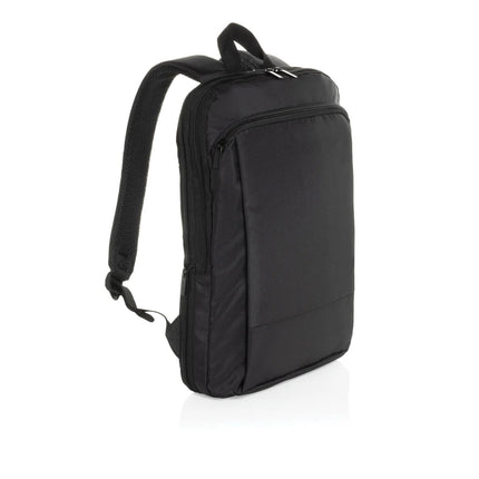 Flex pack Aware™ RPET Expandable Slim 15.6" Laptop Backpack - hospitality