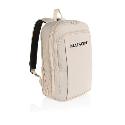 Flex pack Aware™ RPET Expandable Slim 15.6" Laptop Backpack - hospitality