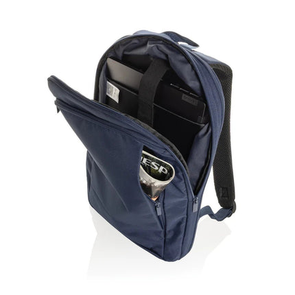 Flex pack Aware™ RPET Expandable Slim 15.6" Laptop Backpack - hospitality