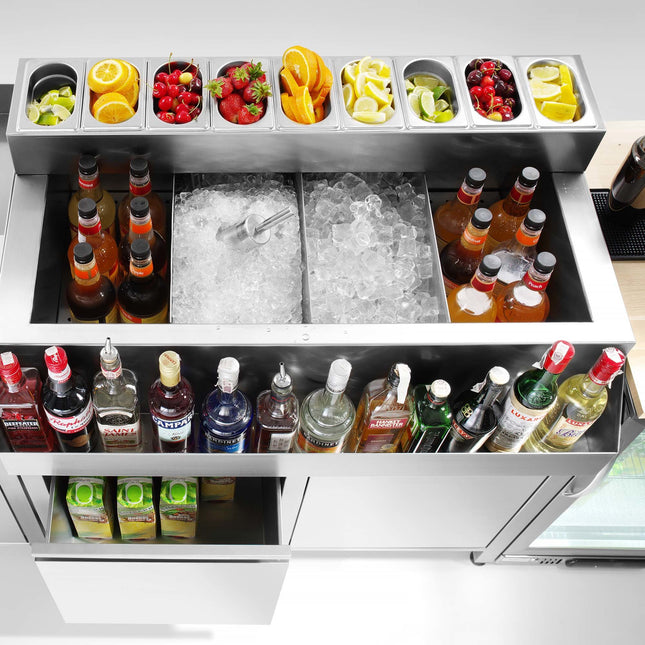 Oxygen bartender icebox