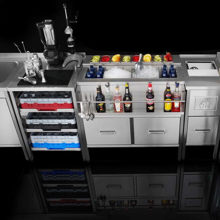 Oxygen bartender icebox
