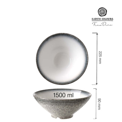 Silk conical bowl, 225x(H)90mm