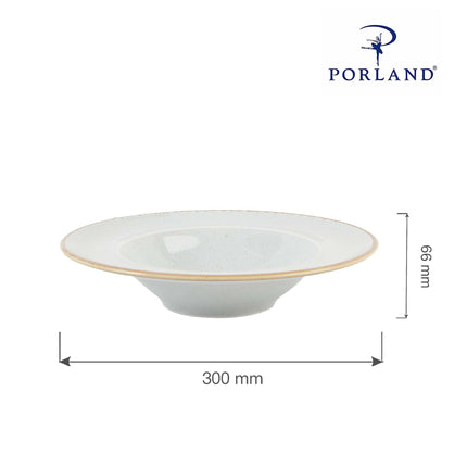 Ashen pasta plate, 300mm
