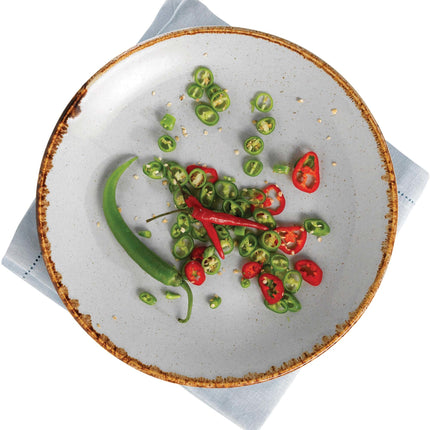 Ashen pasta plate, 300mm