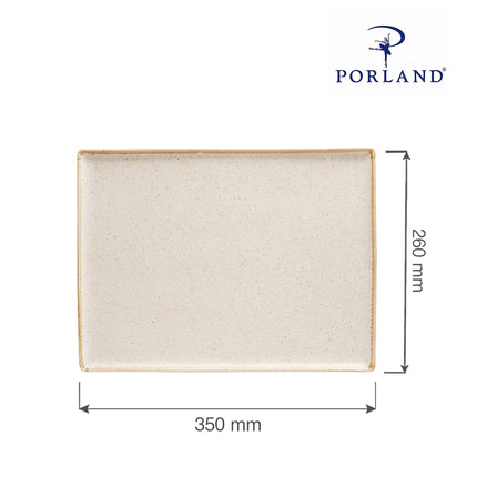 Sand rectangular tray, 350x260mm