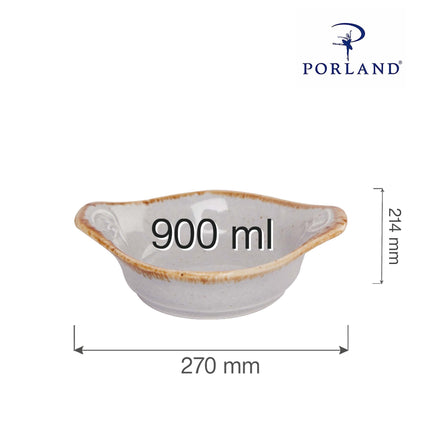 Ashen baking dish, 270mm