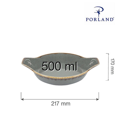 Stone baking dish, 220mm