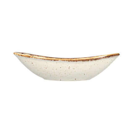 Sand oval mini dish, 110mm