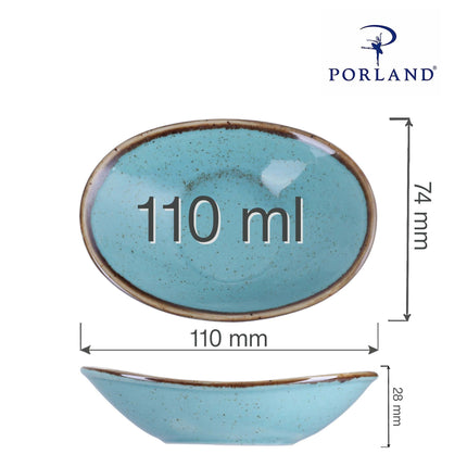 Laguna mini oval dish, 110mm