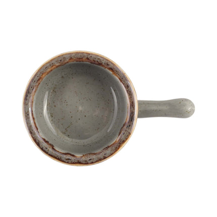 Stone mini dish with handle, 60mm