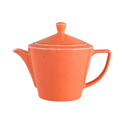 Porland amber glass tea pot jug, 500ml with a sleek design, ideal for serving hot beverages.