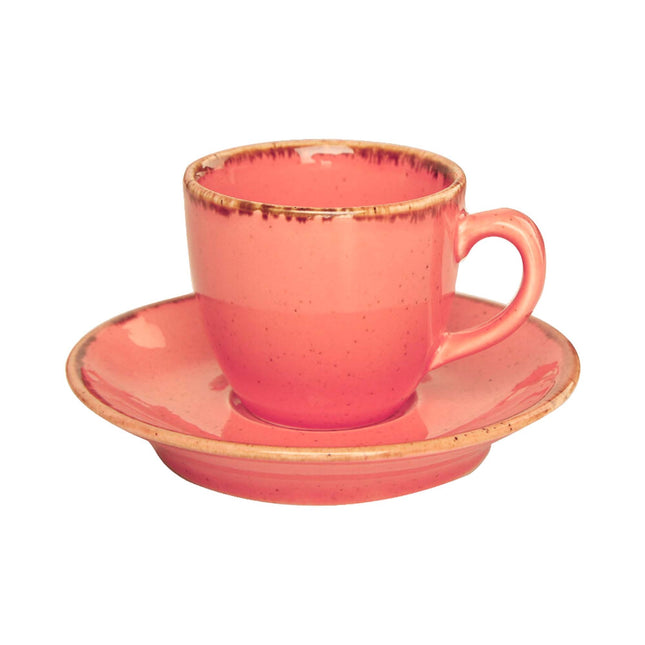 Porland amber elegant 80ml espresso cup with a smooth finish and stylish design, perfect for serving espresso.
