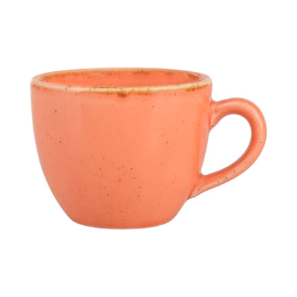 Porland amber espresso cup, 80ml, elegant design with a smooth handle, ideal for serving espresso in a stylish setting.