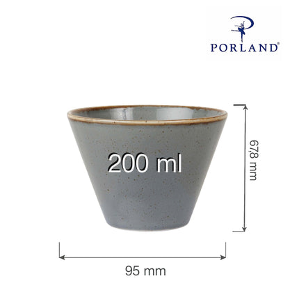 Stone conical bowl, 120mm
