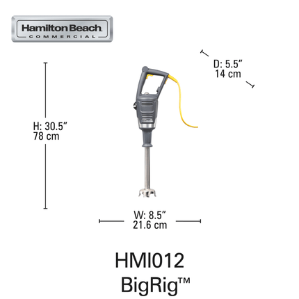 BigRig Immersion Blender, 930x216mm