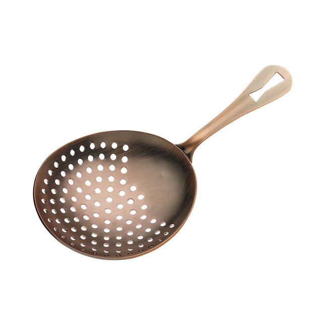 Julep Strainer, Antique Copper, 165mm