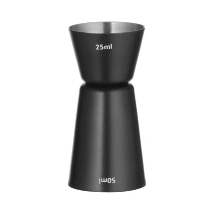 Jigger black, Bar up, Black, o40x(H)85mm