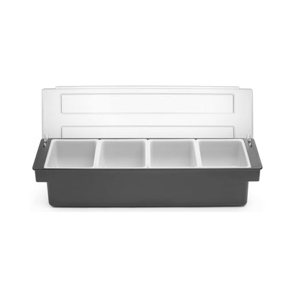 Ingredient box – 4 containers, Bar up, 480x150x(H)100mm