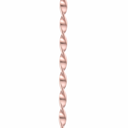 Bar spoon with muddler, Bar up, Copper, 280x35mm