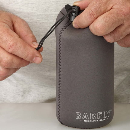 Barfly Protective Sleeve For 500ml And 550ml Mixing Glasses - Durable Neoprene Case With Secure Snap Lock